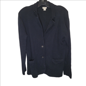 J. Crew Two Button Black Sweater Blazer